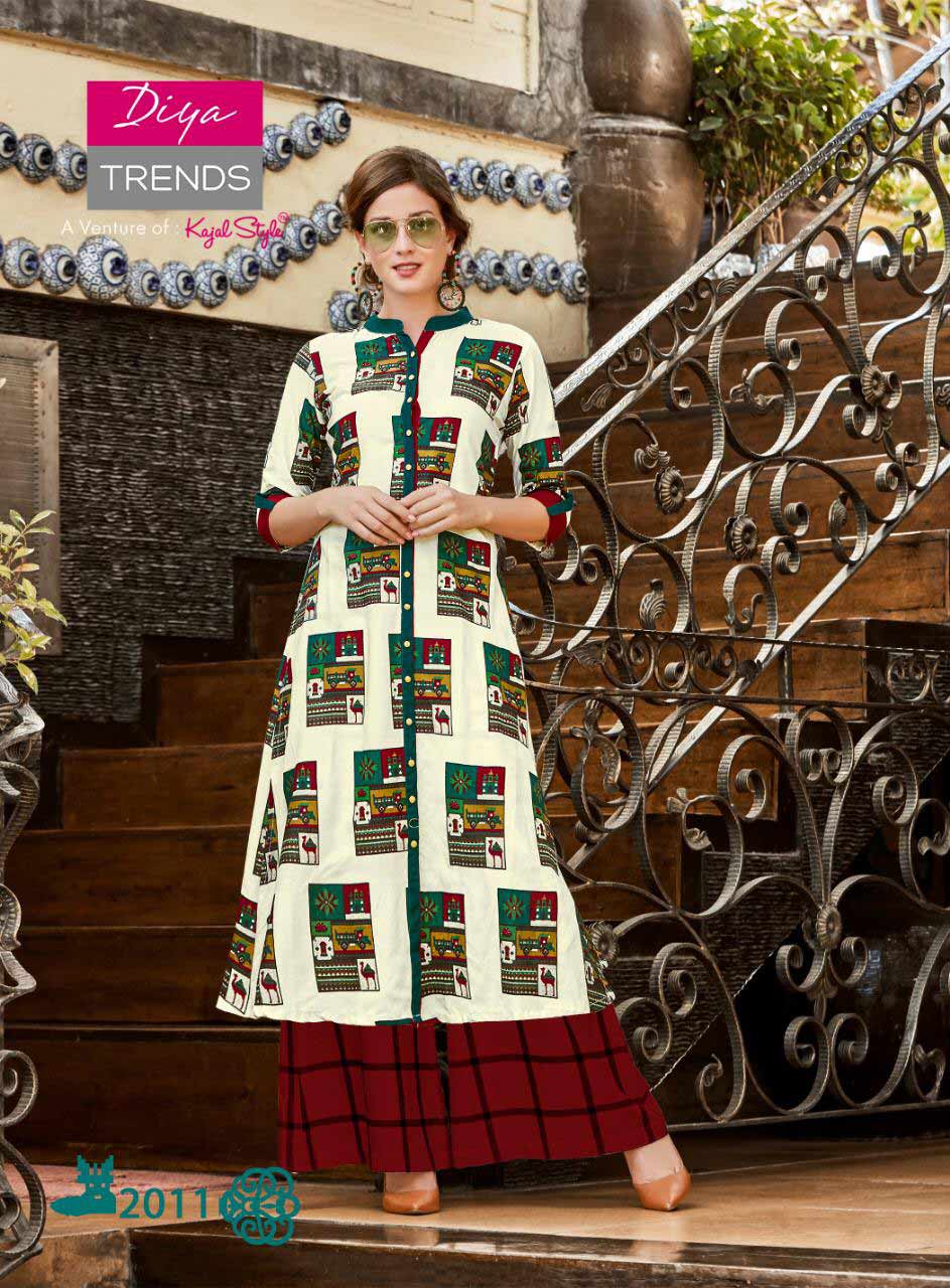 Purple City Vol-2 Diya Trends Pigment Print Kurti Supplier Purple City Vol-2 Diya Trends Pigment Print Kurti Supplier